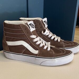 Vans Brown/Taupe Unisex High-Top Sneakers